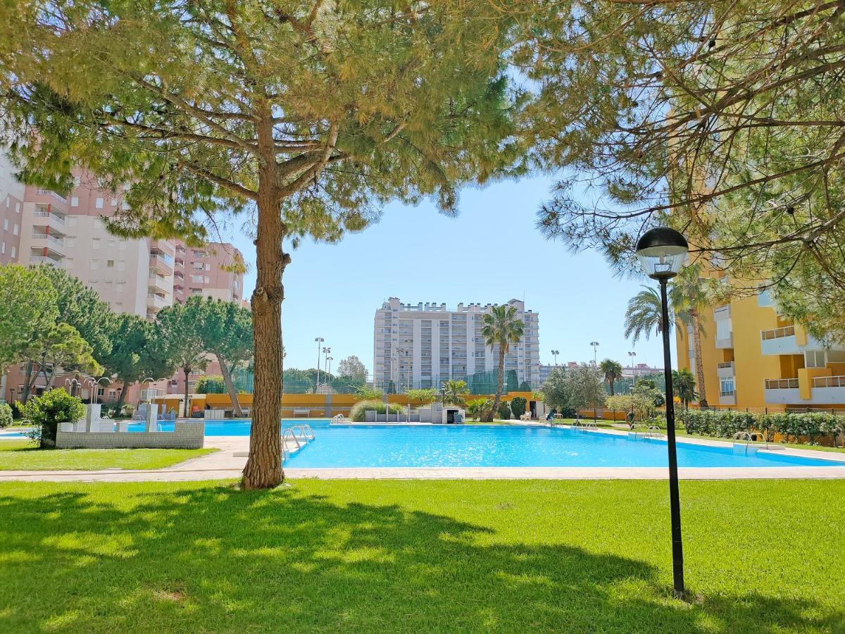 Global Properties, Practico Apartamento Con Piscina En Residencial Brezo Canet Canet d'En Berenguer Екстер'єр фото